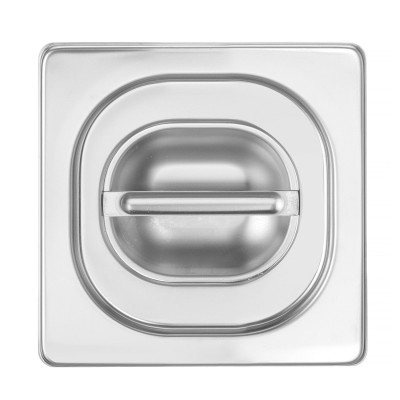 Víko pro nádoby GN se silikonovým těsněním, HENDI, Profi Line, GN 1/6, 176x162mm | 802656