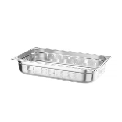 Kontejner GN 1/1 perforovaný, HENDI, Kitchen Line, GN 1/1, 14L, (H)100mm | 807132