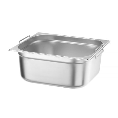 Kontejner GN 2/3 s držadly, HENDI, Budget Line, GN 2/3, 13L, 354x325x(H)150mm | 817247