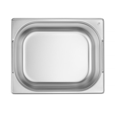 Kontejner GN 1/2 s držadly, HENDI, Budget Line, GN 1/2, 9,5L, 325x265x(H)150mm | 817346