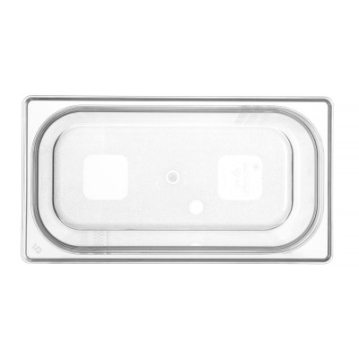 Kontejner GN 1/3 polykarbonát, HENDI, Profi Line, GN 1/3, 7,8L, Průhledná, 325x176x(H)200mm | 861509