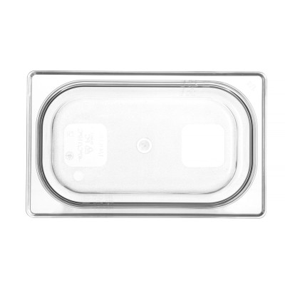 Kontejner GN 1/4 polykarbonát, HENDI, Profi Line, GN 1/4, 5,5L, Průhledná, 265x162x(H)200mm | 861608