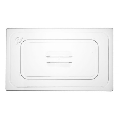 Víko pro polykarbonátové nádoby GN, HENDI, GN 1/1, Průhledná, 530x325mm | 864104