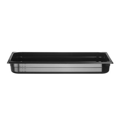 Kontejner GN 1/1 černý polykarbonát GSS | HENDI 862209