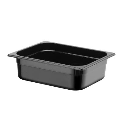 HENDI 862421 | Kontejner GN 1/2 černý polykarbonát, HENDI, Profi Line, GN 1/2, 6, 5L, Černá