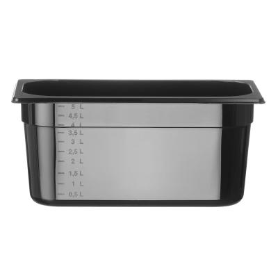 HENDI 862513 | Kontejner GN 1/3 černý polykarbonát, HENDI, Profi Line, GN 1/3, 5, 7L, Černá