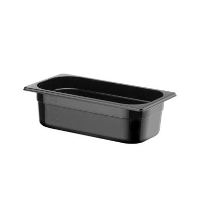 HENDI 862520 | Kontejner GN 1/3 černý polykarbonát, HENDI, Profi Line, GN 1/3, 4L, Černá