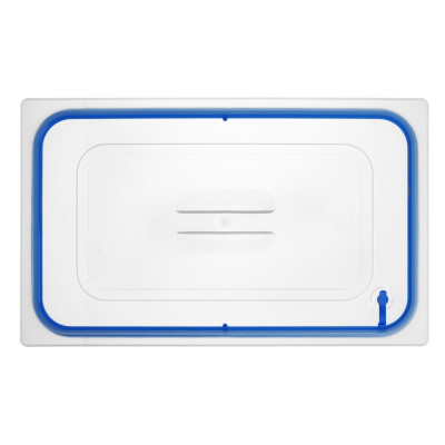 Víko pro nádoby GN z polypropylenu s těsněním, HENDI, GN 1/1, Průhledná, 530x325mm | 881804