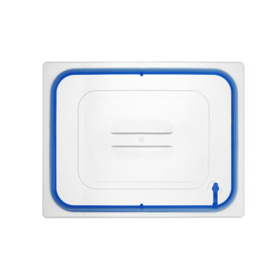 Víko pro nádoby GN z polypropylenu s těsněním, HENDI, GN 1/2, Průhledná, 325x265mm | 881811