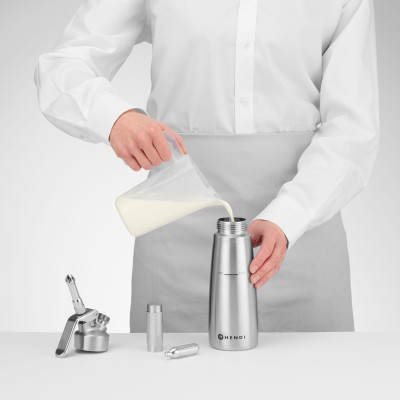 Láhev na šlehačku, HENDI, Profi Line, 0,5L, 85x(H)235mm | 588017