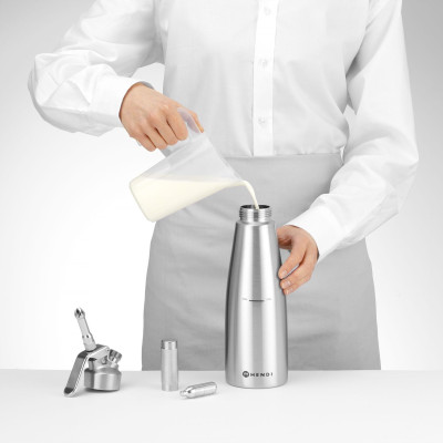 Láhev na šlehačku, HENDI, Profi Line, 1L, 98x(H)330mm | 588024