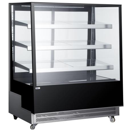 Vitrína se 3 policemi, Arktic, 650L, Černá, 230V/490W, 1200x833x(H)1460mm | 233320