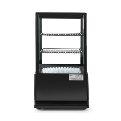 Chlazená skříň displeje, 58 l, Arktic, černá, 230V/170W, 452x406x(H)830mm | 233627