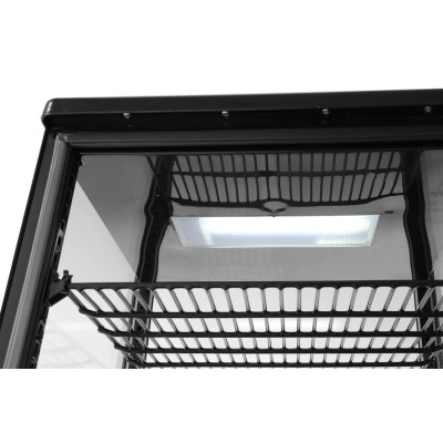 Chlazená skříň displeje, 68 l, Arktic, Černá, 230V/170W, 444x397x(H)875mm | 233238