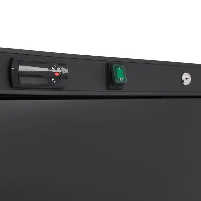 Maxima Mrazící skříň - 600 l - 6 pevné police - černá |  09405027