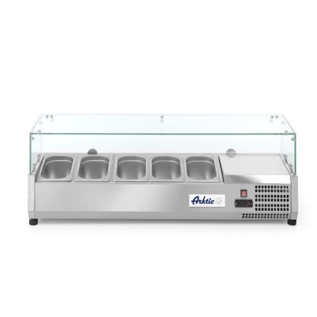 Chladicí zásobník GN 1/4, Arktic, 5 x GN 1/4, 230V/180W, 1205x335x(H)460mm | 232903