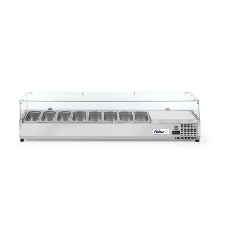 Chladicí zásobník GN 1/4, Arktic, 8x GN 1/4, 230V/180W, 1805x335x(H)460mm | 232927