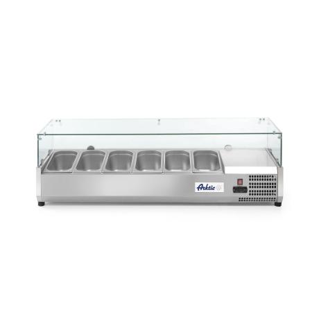 Chladicí zásobník GN 1/3, Arktic, 6x GN 1/3, 230V/180W, 1405x420x(H)456mm | 232972