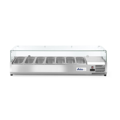 Chladicí zásobník GN 1/3, Arktic, 7x GN 1/3, 230V/180W, 1605x420x(H)460mm | 232989
