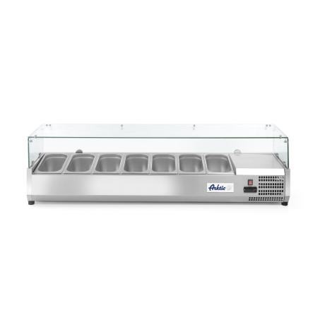 Chladicí zásobník GN 1/3, Arktic, 7x GN 1/3, 230V/180W, 1605x420x(H)460mm | 232989