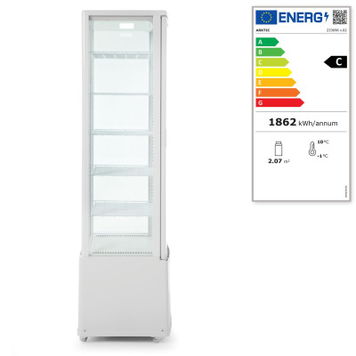 Chlazená skříň displeje, 270 l, Arktic, Bílá, 230V/290W, 556x526x(H)1913mm | 233696