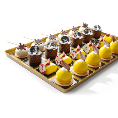 Zásobník na cukrovinky, HENDI, 400x300x(H)20mm | 808566