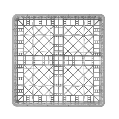 Koš na sklo 500 × 500 mm, HENDI, 25 oddílů, 500x500x(H)104mm | 877036