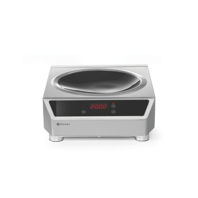 Indukční wok 3500, HENDI, Profi Line, vařič, 230V/3500W, 340x450x(H)130mm | 239766