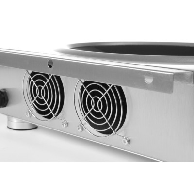 Indukční wok 3500, HENDI, Profi Line, vařič, 230V/3500W, 340x450x(H)130mm | 239766