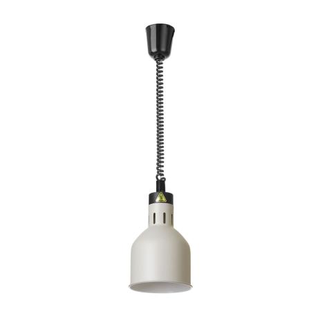 Výškově nastavitelná ohřívací lampa válcová, HENDI, Bílá, 230V/250W, 175x(H)250mm | 273821