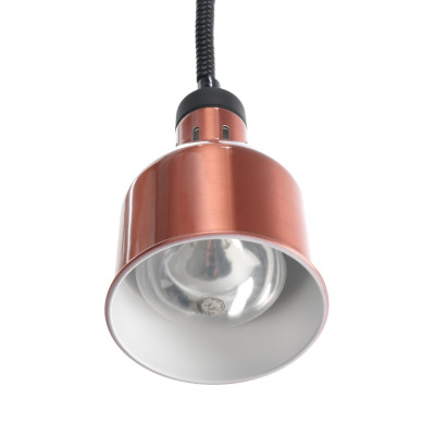 Výškově nastavitelná ohřívací lampa válcová, HENDI, Měděná, 230V/250W, 175x(H)250mm | 273890