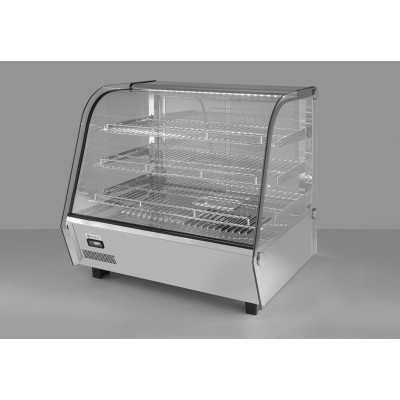 Vyhřívaný pultový displej, HENDI, 120 litrů, 230V/1100W, 685x575x(H)680mm | 233726
