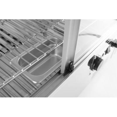 Vyhřívaný pultový displej, HENDI, 120 litrů, 230V/1100W, 685x575x(H)680mm | 233726