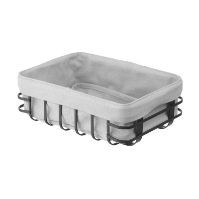 Košík na pečivo s látkou, HENDI, obdélník, 250x180x(H)85mm | 427132