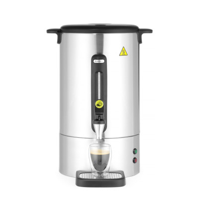 Perkolátor UNIQ, HENDI, designed by Robert Bronwasser, 14L, Stříbrná, 220-240V/1750W, 357x380x(H)502mm | 211441