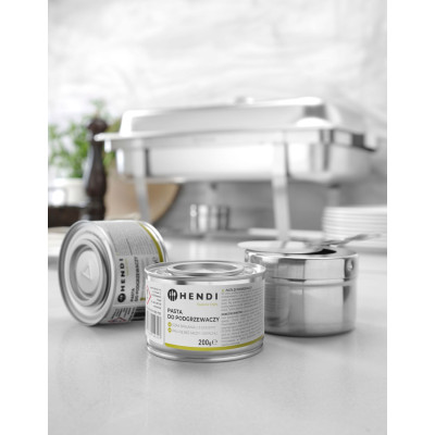 Plechovka hořlavé pasty pod chafing, HENDI, 72 ks | 194751