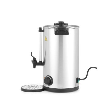 Dvoustěnný kotel na horké nápoje, HENDI, 9L, 220-240V/1500W, 340x315x(H)430mm | 211168