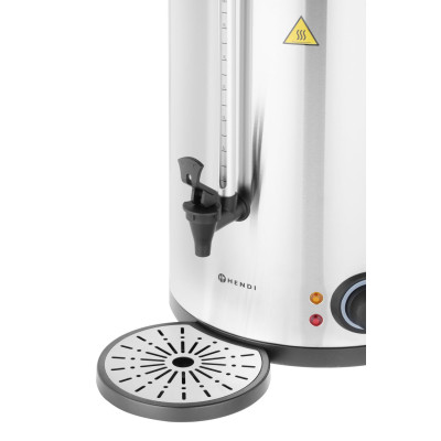 Dvoustěnný kotel na horké nápoje, HENDI, 9L, 220-240V/1500W, 340x315x(H)430mm | 211168