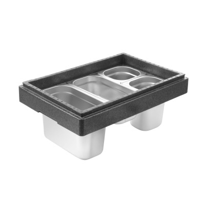 Zvyšovací rám na termoizolační kontejner GN 1/1, HENDI, Profi Line, 707906 a 707968, 600x400x(H)85mm | 707012