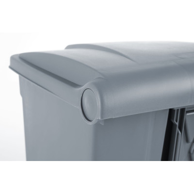 Nádoba na odpadky s pedálem, AmerBox, 68L, Světle šedá, 490x410x(H)660mm | 691151