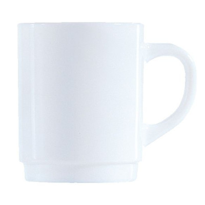 Hrnek Restaurant, Arcoroc, 0,25L, Bílá, 6 ks, 72x(H)89mm | 36140