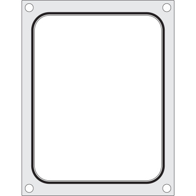 Těsnicí matrice pro těsnicí stroj , HENDI, na misku bez dělení 227x178 mm | 805572