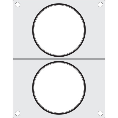Těsnicí matrice pro těsnicí stroj , HENDI, na dvě polévkové misky ø115 mm | 805633