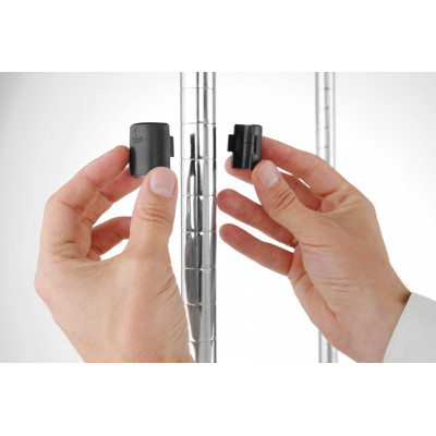 Úložný stojan s 5 policemi, HENDI, Chrom, 910x455x(H)1830mm | 812204