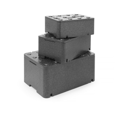 Termoizolační boxz piocelanu, HENDI, Kitchen Line, 13L, 400x300x(H)173mm | 707579