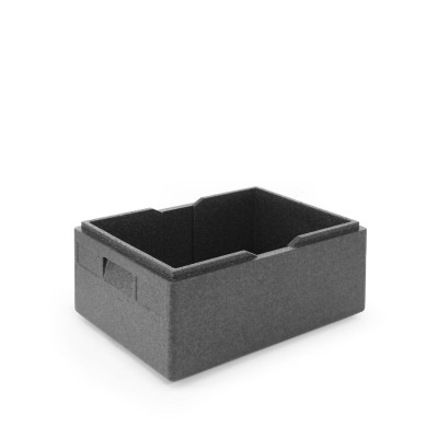 Tepelně izolační nádoba Pyocellan, HENDI, Kitchen Line, GN 1/1, 40L, Černá, 600x400x(H)283mm | 707746