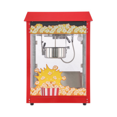 Stroj na výrobu popcornu, HENDI, Červená, 230V/1500W, 574x420x(H)778mm | 282748