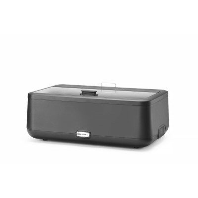 Chafing dish UNIQ, HENDI, designed by Robert Bronwasser, Černá, 220-240V/700W, 607x402x(H)245mm | 470411