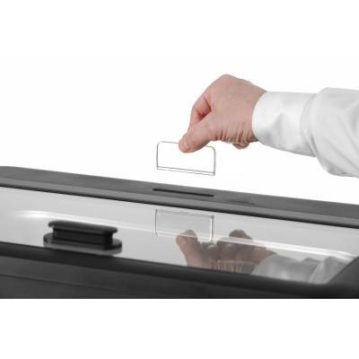 Chafing dish UNIQ, HENDI, designed by Robert Bronwasser, Černá, 220-240V/700W, 607x402x(H)245mm | 470411