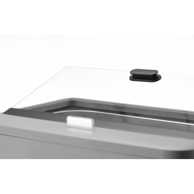 Chafing dish UNIQ, HENDI, designed by Robert Bronwasser, Bílá, 220-240V/700W, 607x402x(H)245mm | 470428
